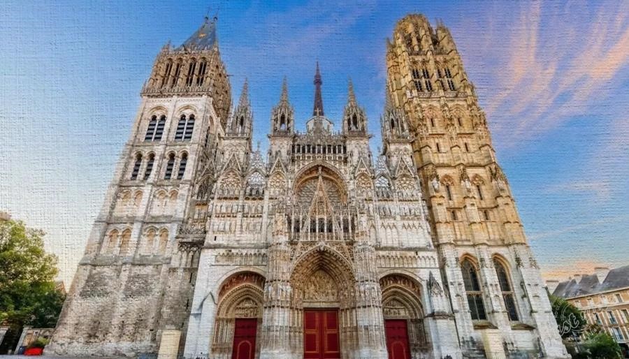 Katedrála Notre-Dame, Rouen, Francie