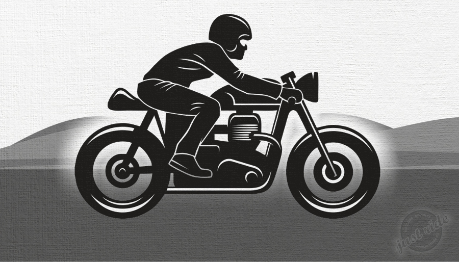 Fotograf pořizuje fotky motorkářů na kolečkových bruslích