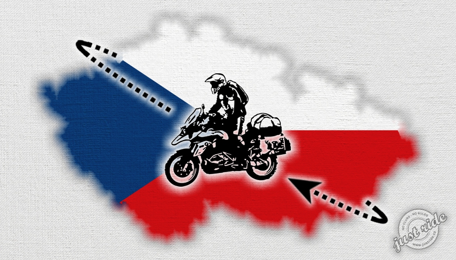 Plán cesty - na motorce kolem České republiky 