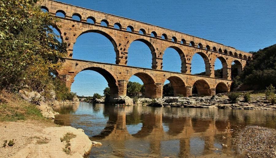 Akvadukt Pont du Gard - Francie