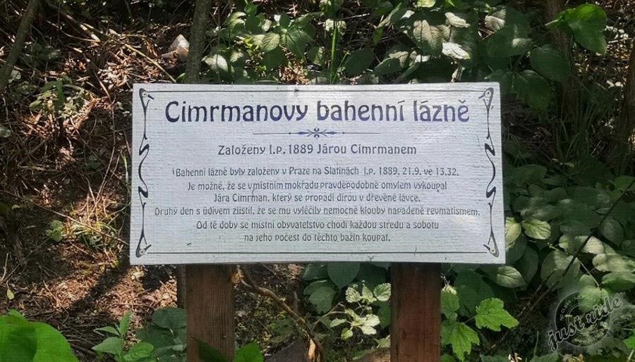 Bahenní lázně Járy Cimrmana - Praha - Na Slatinách