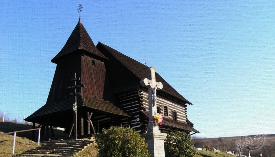 Dřevěný kostel - Brežany - Slovenská republika - tip na výlet