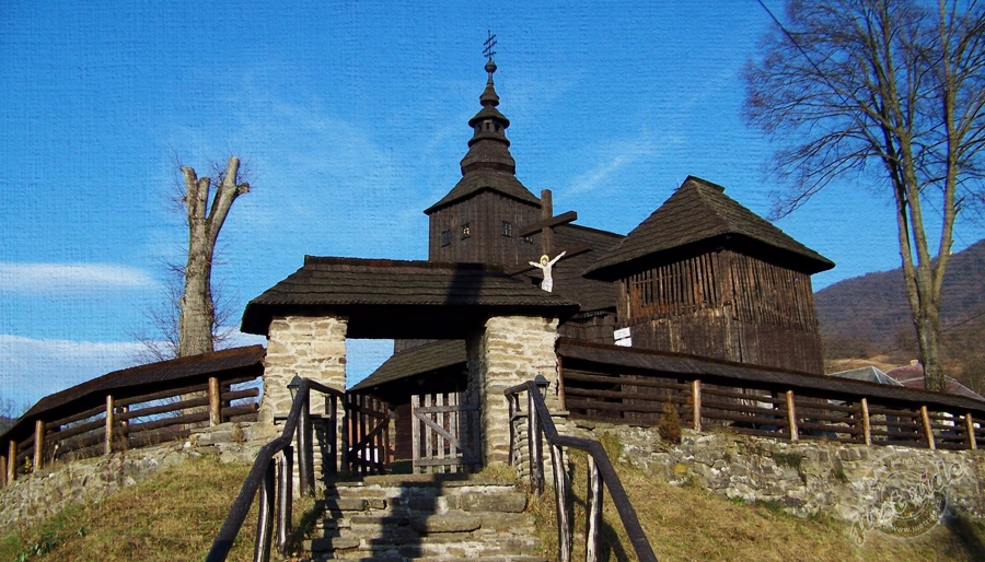Dřevěný kostel - Ruský Potok - Slovenská republika - tip na výlet