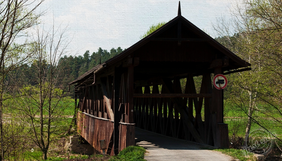 Dřevěný krytý most v Štefanskej Hute  - Slovenská republika - tip na výlet