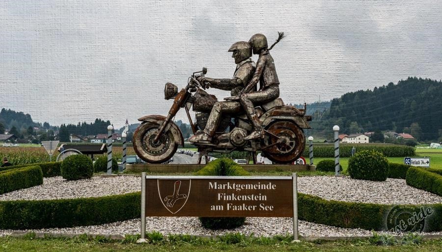 Harley Davidson Skulptur - Finkenstein am Faaker See