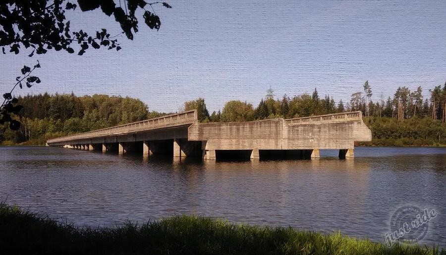 Hitlerův nedokončený most ze 2. světové války - Borovsko