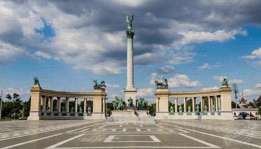 Náměstí hrdinů - Budapešť, Maďarsko