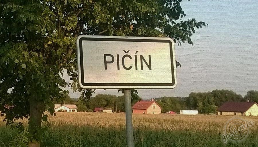 Pičín - vtipný název města, vesnice, obce