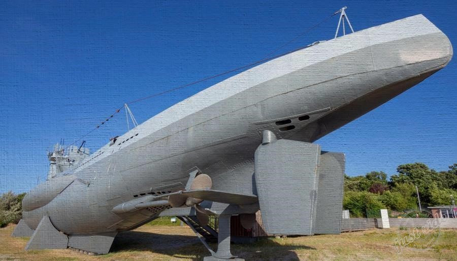 muzeum - Ponorka U-995 - Laboe - Německo