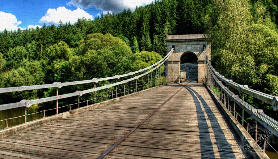 Stádlecký řetězový most - tip na výlet v Jihočeském kraji